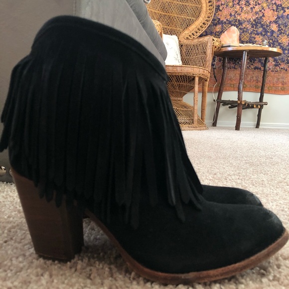 Frye Fringe Booties - Picture 3 of 5